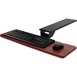 Omnirax Presto Computer Keyboard Shelf - Only Maple Omnirax Presto Computer Keyboard Shelf - Only Mahogany