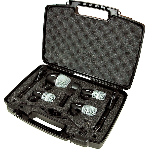 Shure Drum Mic Package with Cable and Boom Stands