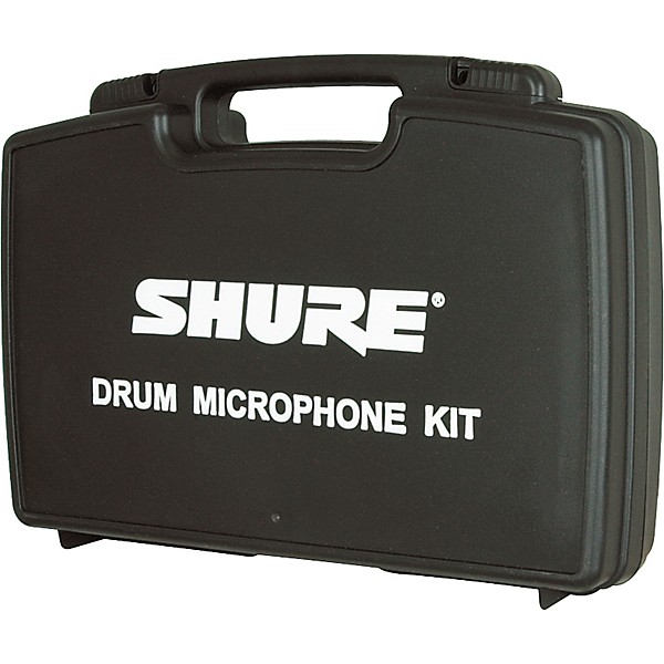 Shure Drum Mic Package with Cable and Boom Stands