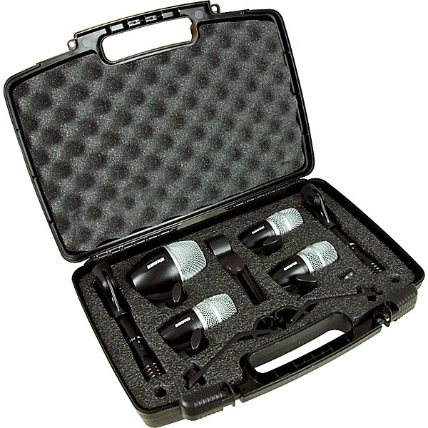 Shure Drum Mic Package with Cable and Boom Stands