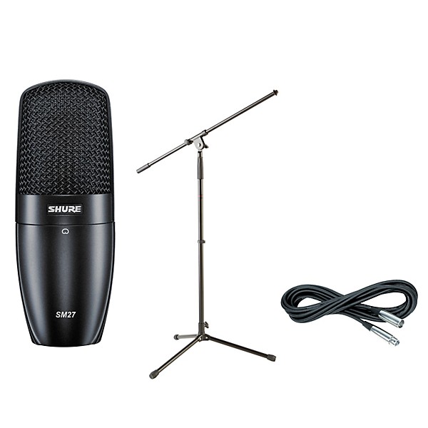 Shure PGA27 Condenser Mic with Cable and Stand