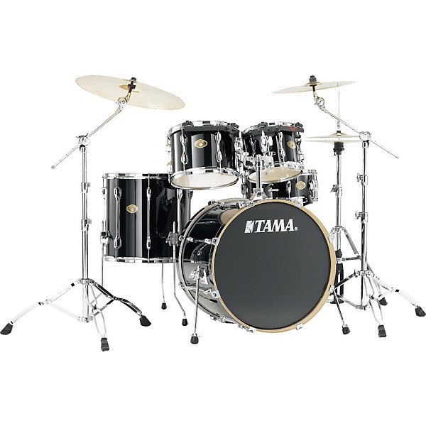 TAMA Rockstar 5-piece Drum Set with Meinl Cymbals Black