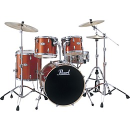 Pearl Vision VSX 5 Piece New Fusion Drum Set Orange Sparkle