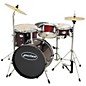 Pulse 4-Piece Junior Drum Set with Cymbals Wine Red thumbnail