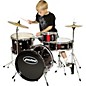 Pulse 4-Piece Junior Drum Set with Cymbals Wine Red