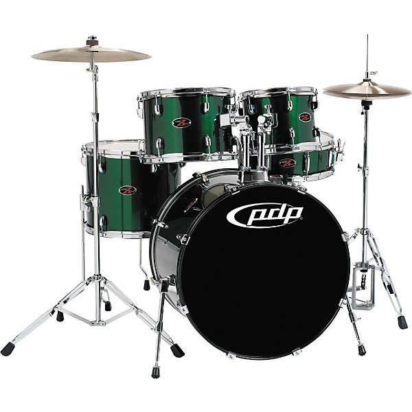 PDP by DW Z5 5-Piece Drum Set with Cymbals Emerald | Guitar Center