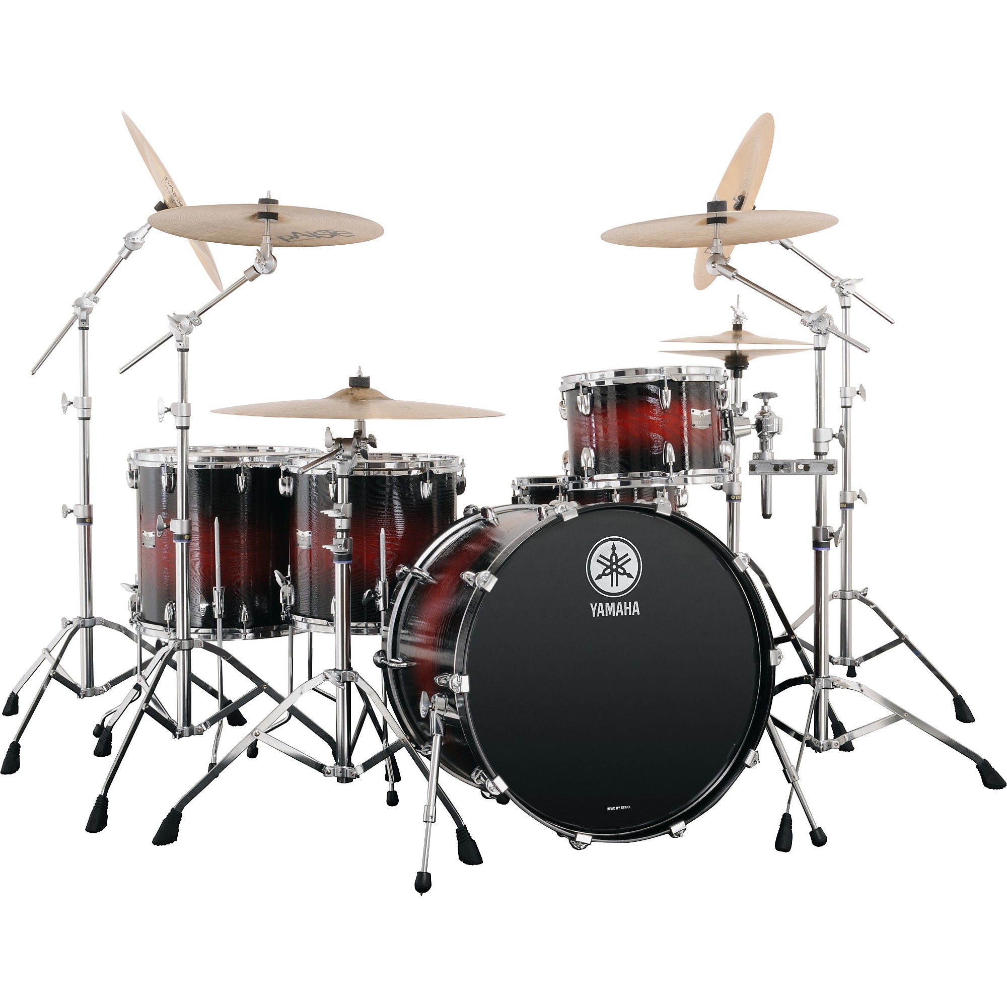 YAMAHA ドラムセット　Rock Tour Custom Yamaha Rock Tour 5-Piece Shell Pack Textured Green Sunburst