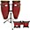 Toca Synergy Conga Set with Stand and Bongos Transparent Black Toca Synergy Conga Set with Stand and Bongos Red