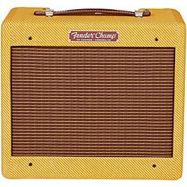 Open Box Fender '57 Custom Champ 5W 1x8 Tube Guitar Amp Level 1 Lacquered Tweed