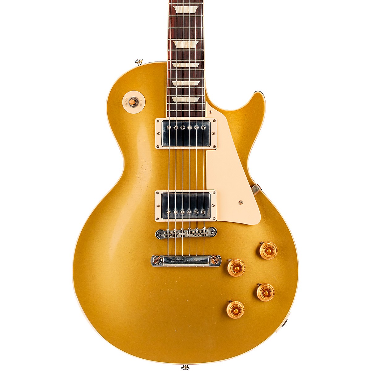 Gibson Custom 57 Les Paul All Gold Light Aged Electric Guitar Gold Top