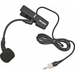 Nady CM-60 Mini Locking Plug Clip-On Miniature Condenser Microphone Black
