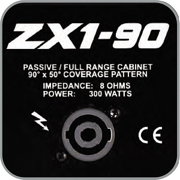 Electro-Voice ZX1-90 8" 200W Passive PA Speaker Black