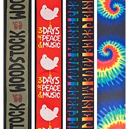 D'Addario Planet Waves 2" Woodstock Nylon Strap Tie Dye
