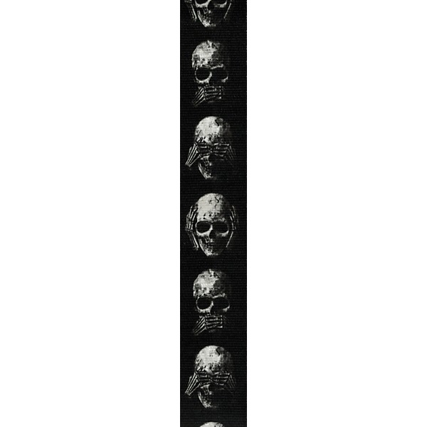 D'Addario 2" Alchemy Nylon Strap Skulls