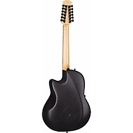 Open Box Ovation Elite 2058 TX 12-String Acoustic-Electric Guitar Level 2 Black 190839482365