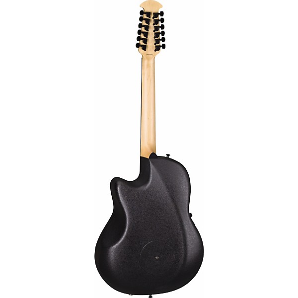 Open Box Ovation Elite 2058 TX 12-String Acoustic-Electric Guitar Level 2 Black 190839482365