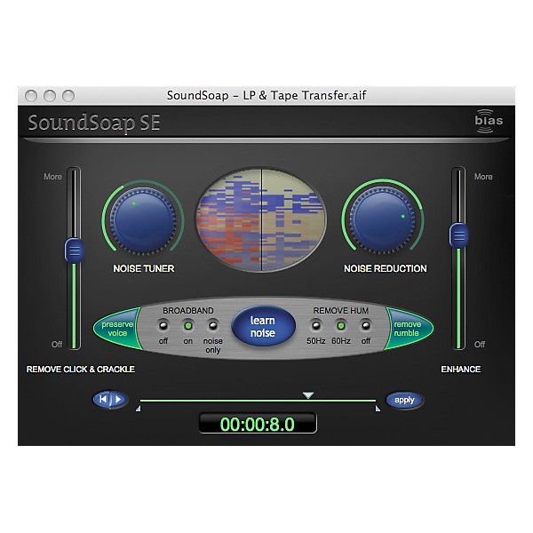 Bias Soundsoap SE Audio Restoration Software