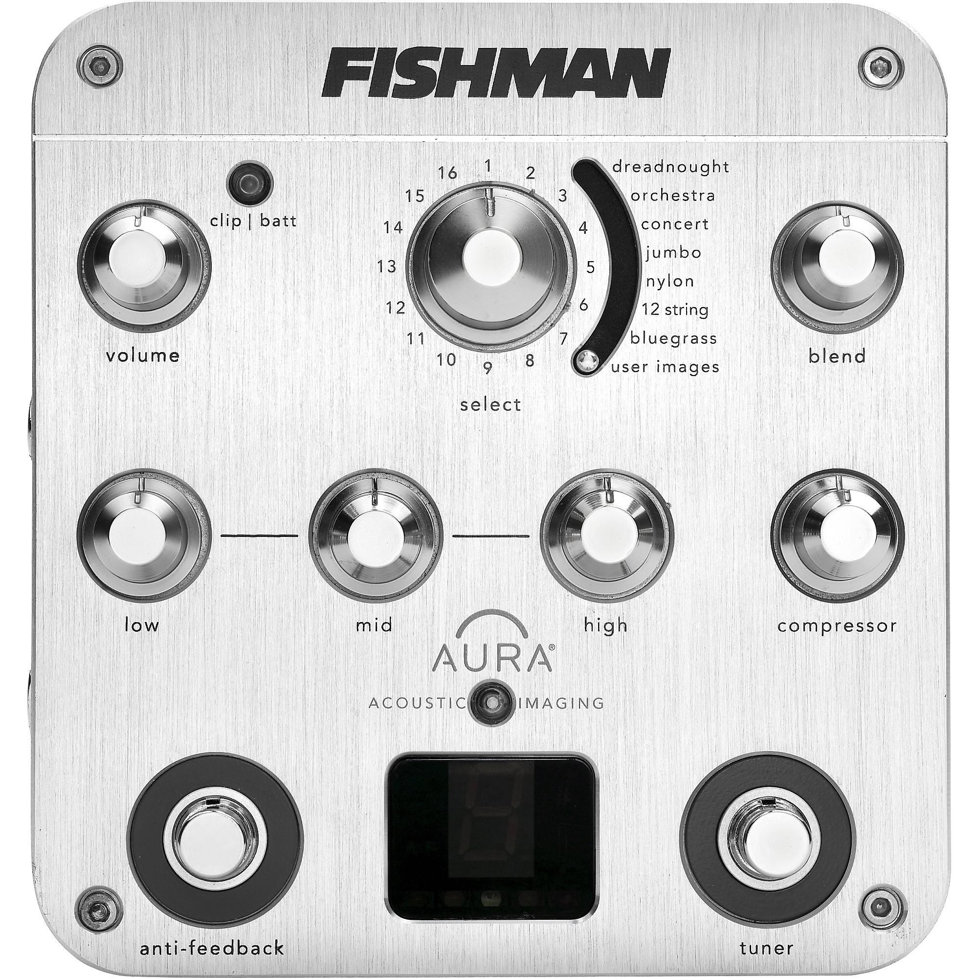 Fishman Aura Spectrum DI and Acoustic Guitar Preamp | Guitar Center