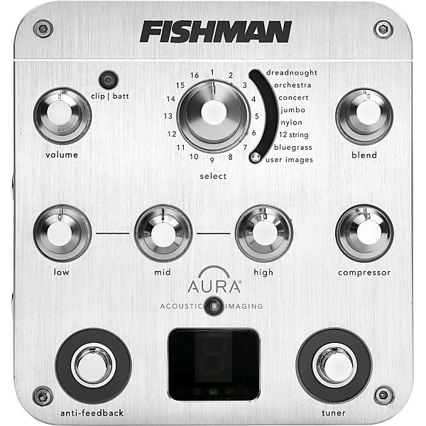 Open Box Fishman Aura Spectrum DI and Acoustic Guitar Preamp Level 1