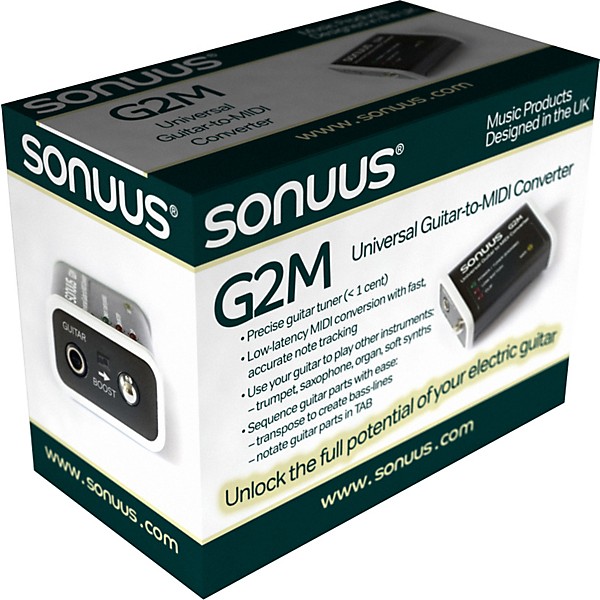 Sonuus G2M Universal Guitar To MIDI Converter