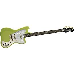 ギター Danelectro Dead on '67 Open Box Danelectro Dead-On '67 Baritone Electric Guitar Limey