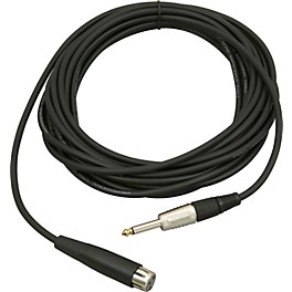 Musician's Gear Hi-Z XLR Mic Cable Black 20 ft.