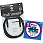 D'Addario 10' Custom Pro Instrument Cable with Free EXL120-3D Strings thumbnail