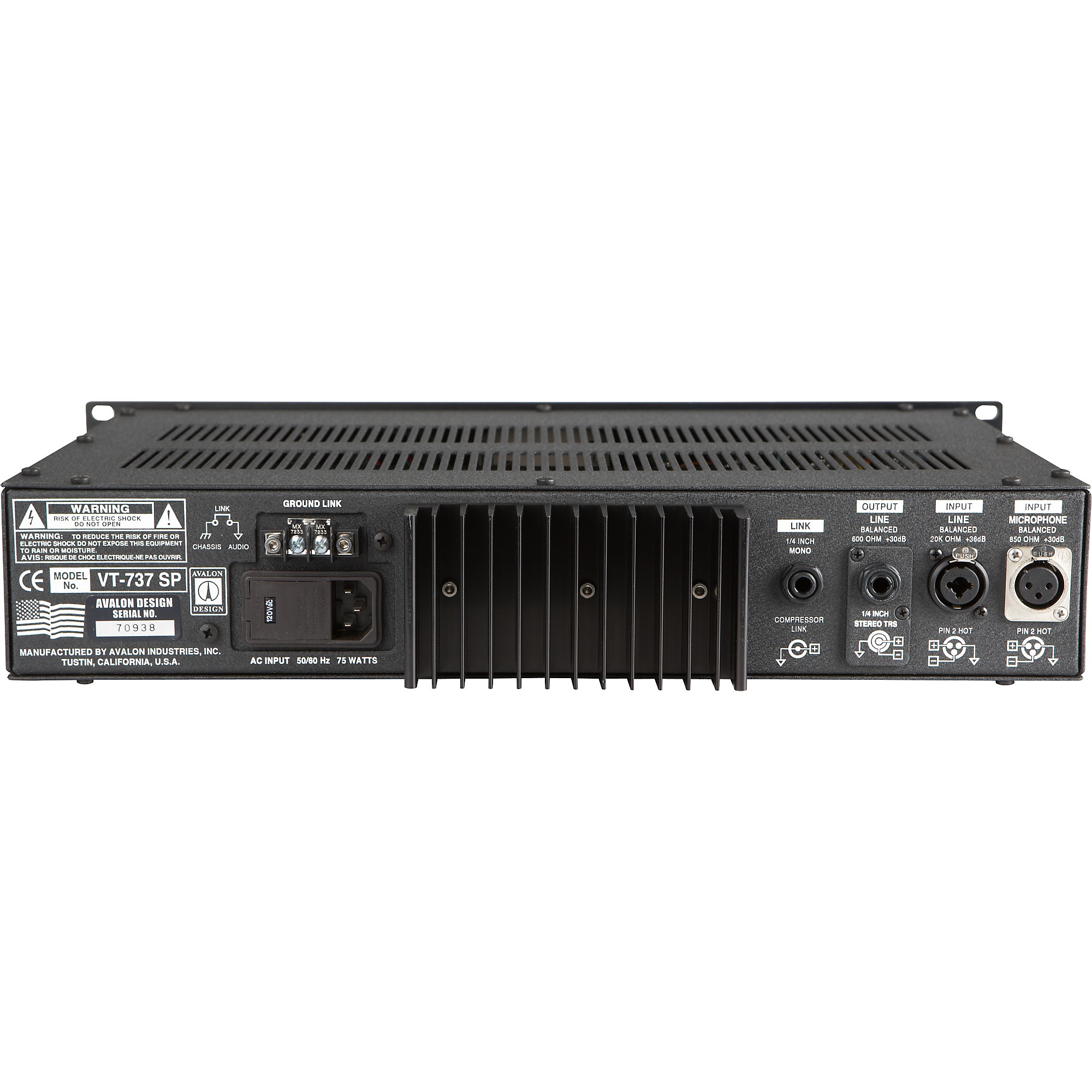 Avalon VT-737sp Tube Channel Strip Reviews | Sweetwater