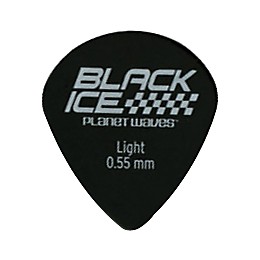 D'Addario 10 Small Guitar Picks Light Black Ice