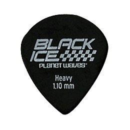 D'Addario 10 Small Guitar Picks Heavy Black Ice