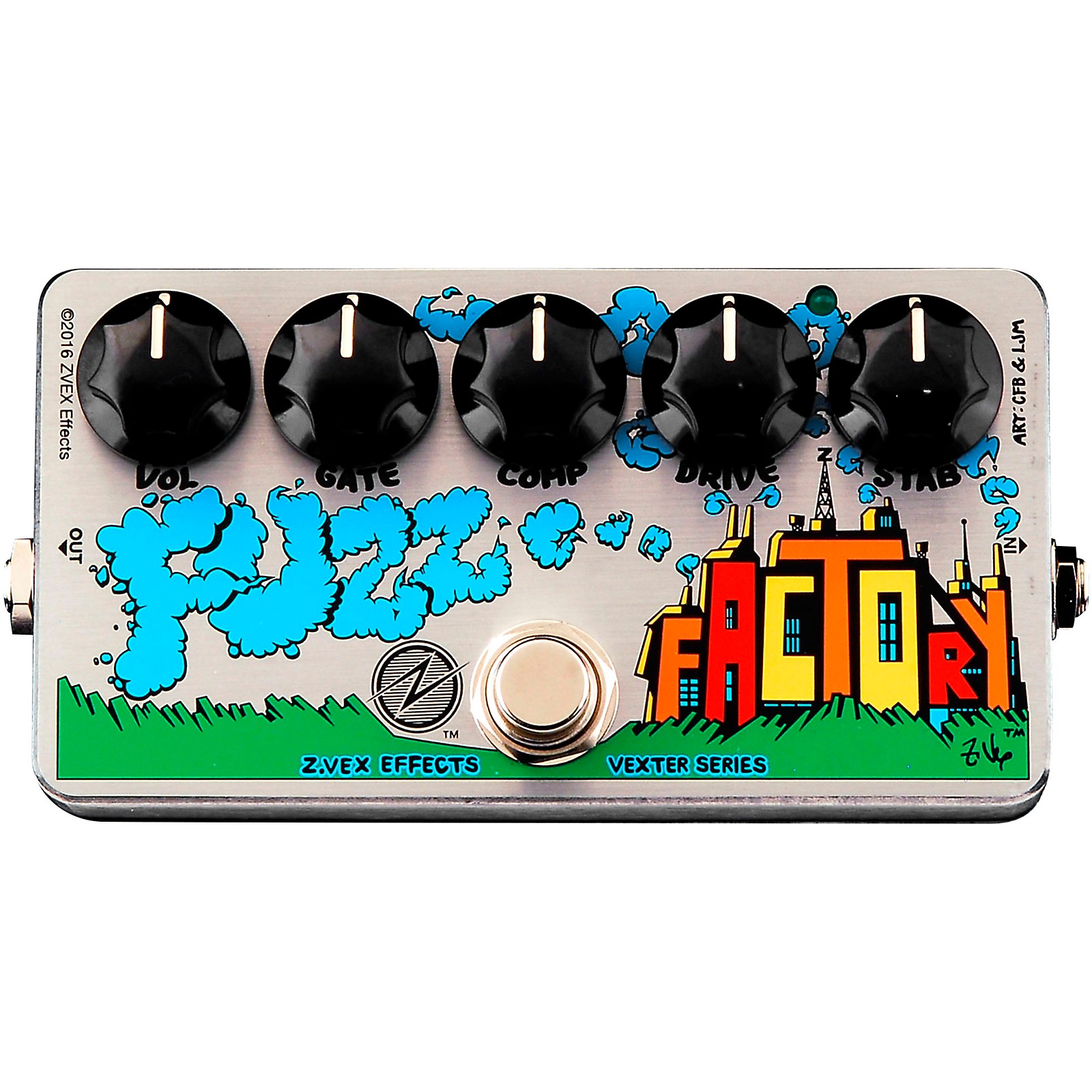 Zvex fuzz factory схема