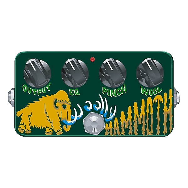 ZVEX Hand-Painted Woolly Mammoth Fuzz Bass Effect Pedal