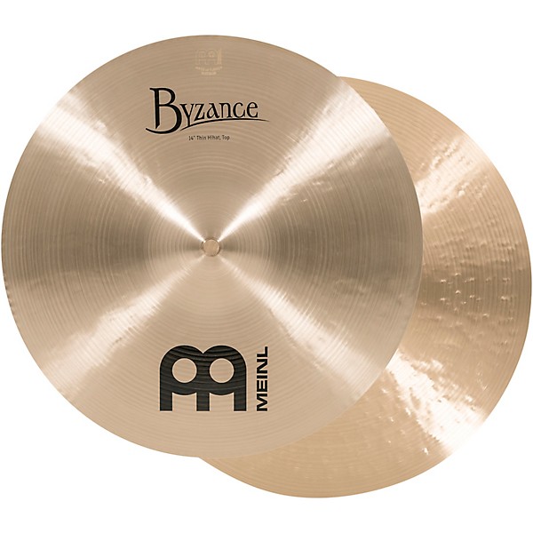 MEINL Byzance Thin Hi-hat Cymbals 14 in.