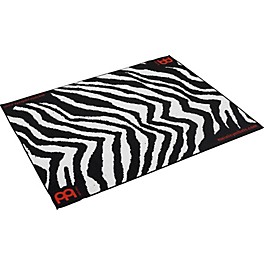 MEINL Drum Rug Black MEINL Drum Rug Zebra Finish