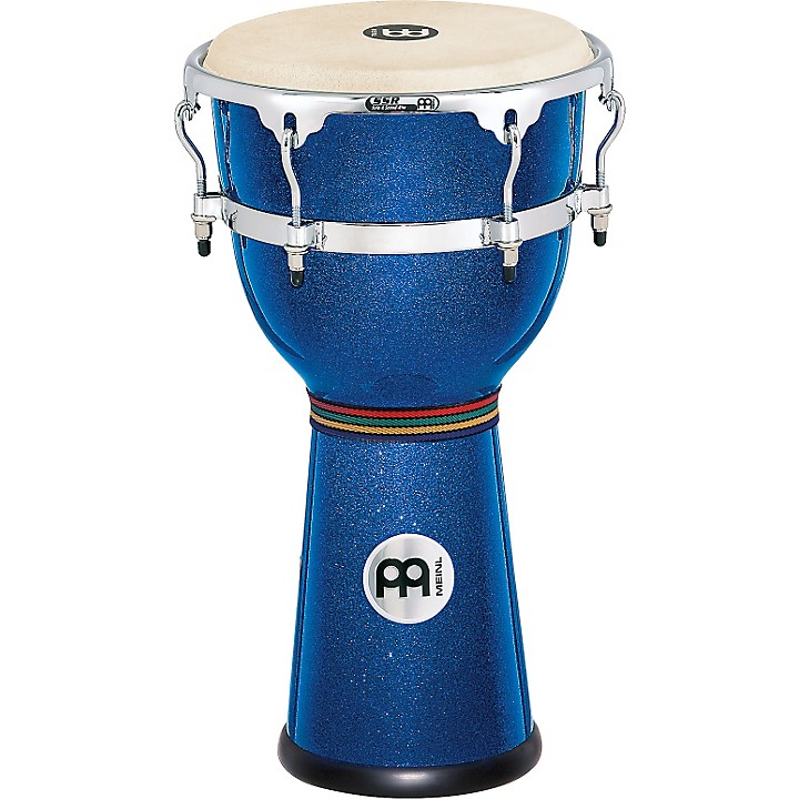 12-182　MEINL ID1BKR Fiberglass イボドラム MEINL Floatune Series Fiberglass Djembe 12 in. Blue Sparkle