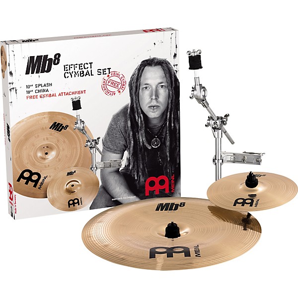 MEINL MB8 Effect Pack with Free Cymbal Attachment
