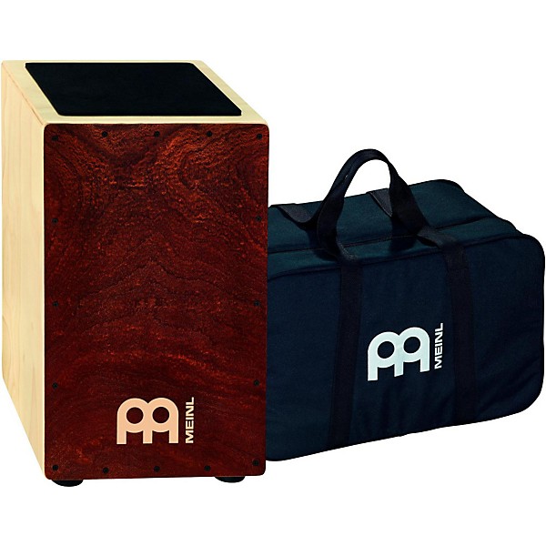 MEINL String Cajon with Bag Figured Mahogany Frontplate