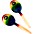 MEINL Wood Maracas Round MEINL Wood Maracas Oval