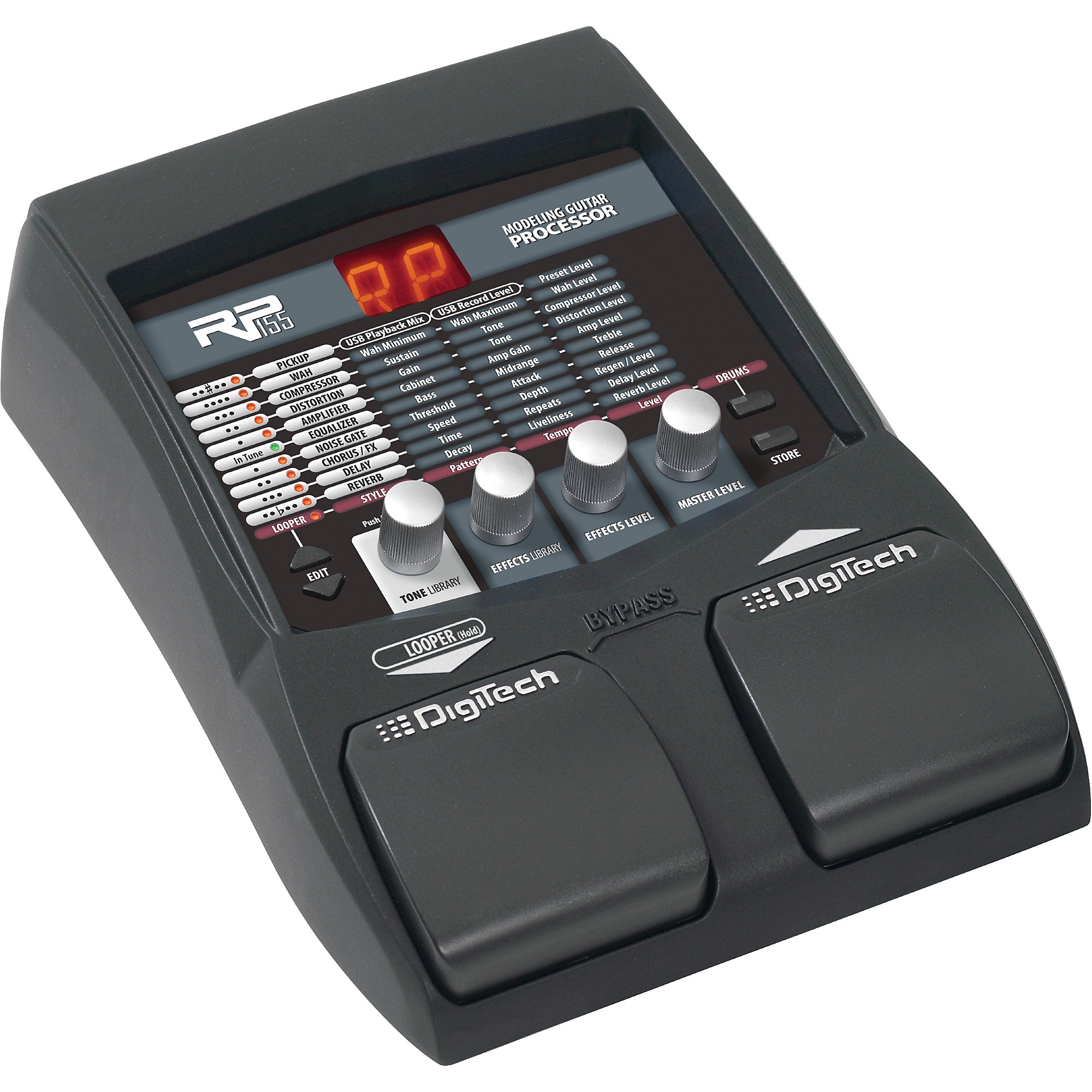 Open Box DigiTech RP155 Guitar Multi Effects Pedal | Guitar
