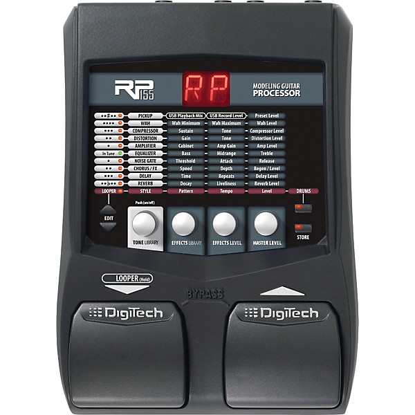 Restock DigiTech RP155 Guitar Multi Effects Pedal