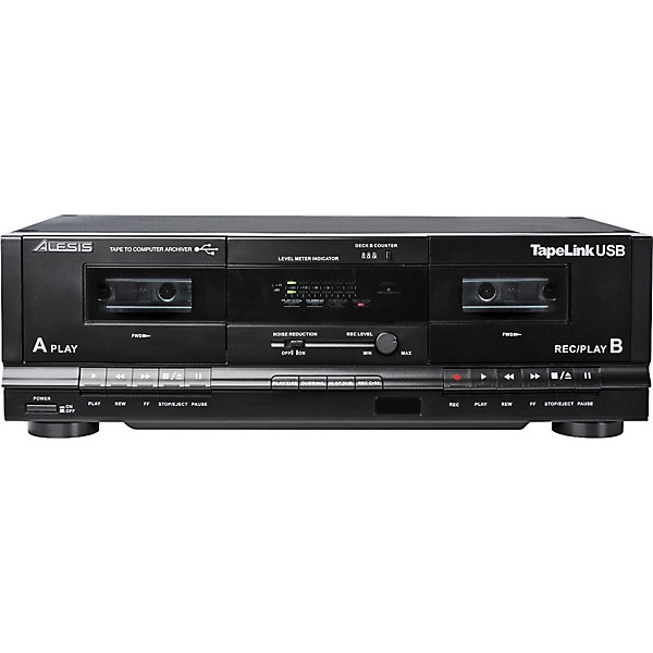 Open Box Alesis TapeLink USB Dual Cassette Digital Archiver