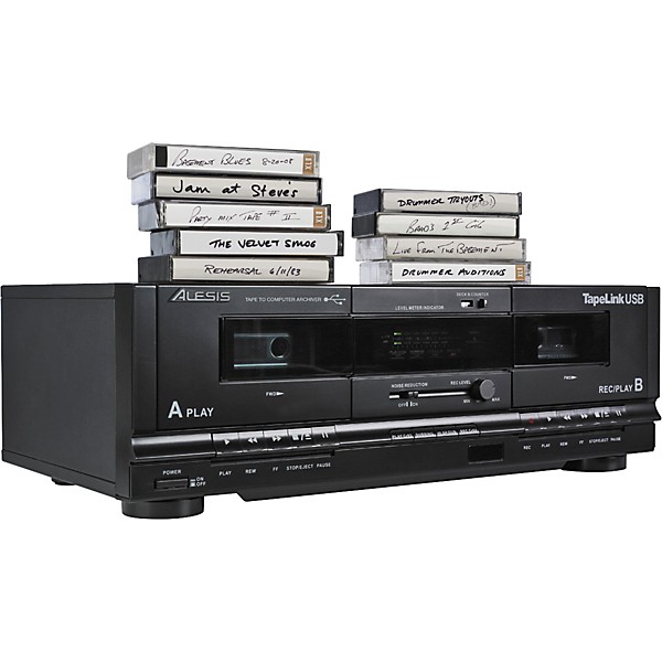 Open Box Alesis TapeLink USB Dual Cassette Digital Archiver