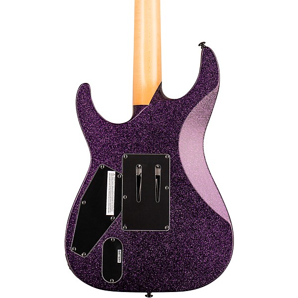 Open Box ESP LTD KH-OUIJA Kirk Hammett Ouija Electric Guitar Level 1 Purple Sparkle