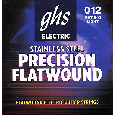 Ghs Precision Flatwound Electric Guitar Strings Light for sale