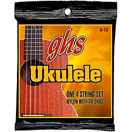 GHS H-10  Hawaiian Ukulele Black Nylon Strings