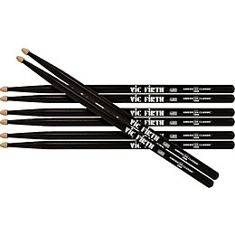 Vic Firth Buy 3 Pairs of Black Drum Sticks, Get 1 Free 5B