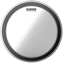 Evans GMAD Clear Batter Bass Drum Head 22 in. Evans GMAD Clear Batter Bass Drum Head 26 in.