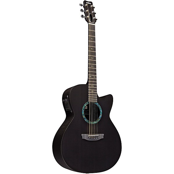 Open Box RainSong CO-WS1000N2 Concert Series Graphite Acoustic-Electric Guitar Level 2 Carbon 190839757401