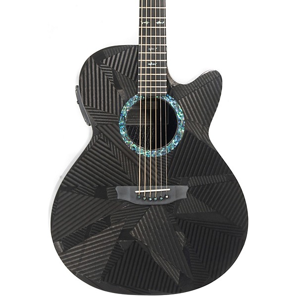 RainSong Black Ice Series BI-WS1000N2 Graphite Acoustic-Electric Guitar Carbon