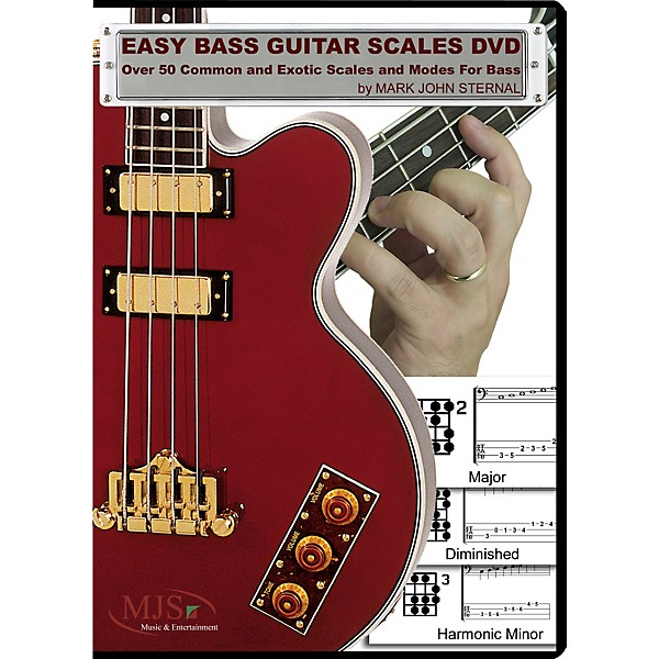 MJS Music Publications Easy Bass Guitar Scales (DVD)
